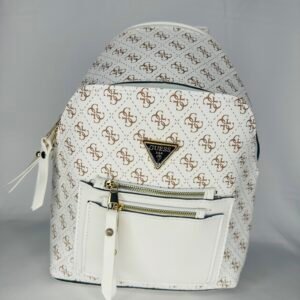 Guess Logo Pattern Backpack
